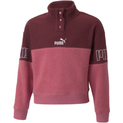 PUMA Power Winterized Half-Placket Crew Sweatshirt...