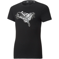 PUMA Alpha T-Shirt Mädchen puma black 176