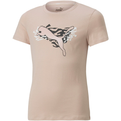 PUMA Alpha T-Shirt Mädchen rose quartz 176