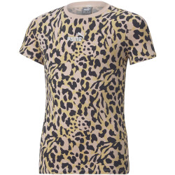 PUMA Alpha All-Over-Print T-Shirt Mädchen rose...