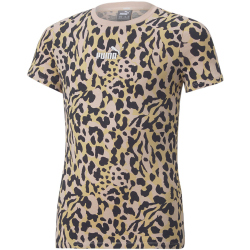PUMA Alpha All-Over-Print T-Shirt M&auml;dchen rose quartz/aop 164