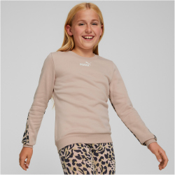 PUMA Alpha Crew Fleece-Sweatshirt M&auml;dchen rose quartz 152