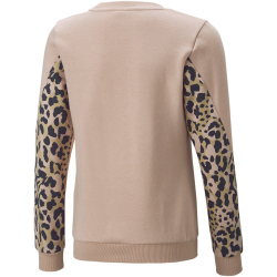 PUMA Alpha Crew Fleece-Sweatshirt M&auml;dchen rose quartz 152