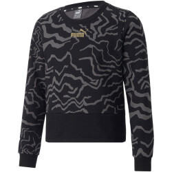 PUMA Alpha All-Over-Print Crew Fleece-Sweatshirt...