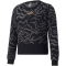 PUMA Alpha All-Over-Print Crew Fleece-Sweatshirt M&auml;dchen PUMA black/aop 152