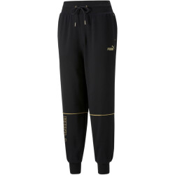 PUMA Power Deco Glam High-Waist Fleece-Jogginghose Damen...