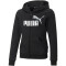 PUMA Ess+ Metallic Logo Fleece-Kapuzenjacke Mädchen PUMA black 116