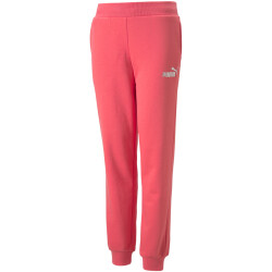 PUMA Ess+ Metallic Fleece-Sweatpants Mädchen salmon 128