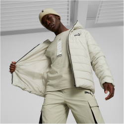 PUMA ESS Hooded Winterjacke Herren pebble gray XXL