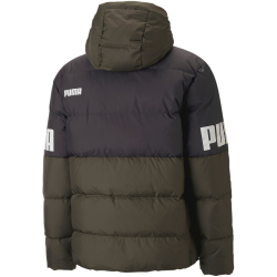 PUMA Power Hooded Daunenjacke Herren forest night XL