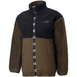 PUMA Sherpa Winterjacke Herren deep olive S