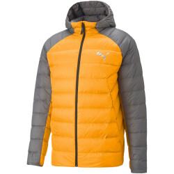 PUMA PackLite Hooded Daunenjacke Herren tangerine S
