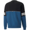 PUMA Power Colorblock Crew Fleece-Sweatshirt Herren lake blue M