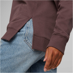 PUMA HER Terry-Hoodie Damen dusty plum L