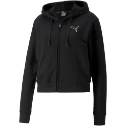 PUMA HER Terry-Kapuzenjacke Damen PUMA black L