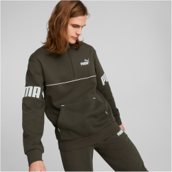 PUMA Power Colorblock 1/2-Zip Fleece-Sweatshirt Herren...