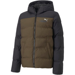 PUMA Colourblock Polyball Hooded Winterjacke Kinder deep...