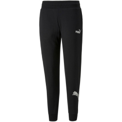 PUMA Power Graphic Fleece-Jogginghose Damen puma black S