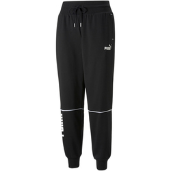 PUMA Power Colorblock High-Waist Fleece-Jogginghose Damen...