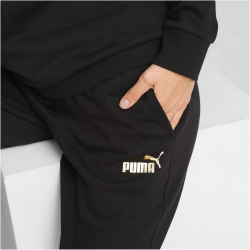 PUMA ESS+ Metallic Fleece-Jogginghose Damen PUMA...