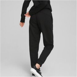 PUMA ESS+ Metallic Fleece-Jogginghose Damen PUMA black/gold foil XS