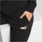 PUMA ESS+ Metallic Fleece-Jogginghose Damen PUMA black/gold foil XS