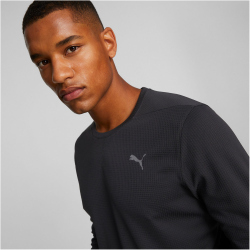 PUMA Studio Waffle langarm Trainingsshirt Herren