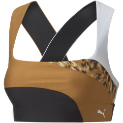 PUMA Mid Impact Safari Glam Training Sport-BH Damen