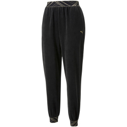 PUMA Deco Glam Velour Trainingshose Damen