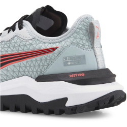 PUMA Voyage Nitro 2 GTX Laufschuhe Damen platinum gray/puma black/salmon 38.5
