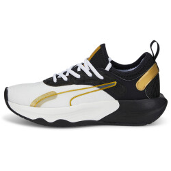 PUMA PWR XX Nitro Trainingsschuhe Damen PUMA white/PUMA black/PUMA team gold 40