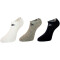 3er Pack CONVERSE Basic Low-Cut Sneakersocken Damen white/grey mid grey mel black/grey 35-38