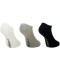 3er Pack CONVERSE Basic Low-Cut Sneakersocken Damen white/grey mid grey mel black/grey 35-38