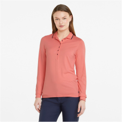 PUMA Cloudspun Langarmshirt Golf Poloshirt Damen