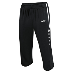 JAKO Active 3/4 Trainingsshorts schwarz/wei&szlig; 3XL