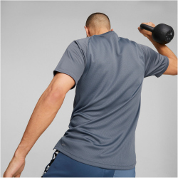 PUMA FIT kurzarm Trainingsshirt Herren evening sky S