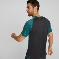 PUMA FIT kurzarm Trainingsshirt Herren varsity green S