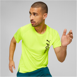 PUMA FIT kurzarm Trainingsshirt Herren lime squeeze S