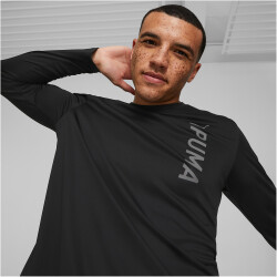PUMA FIT langarm Trainingsshirt Herren PUMA black S