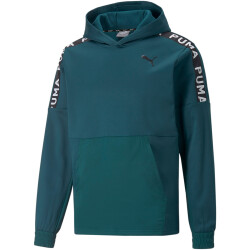 PUMA FIT PWR Fleece Trainings-Hoodie Herren varsity green S