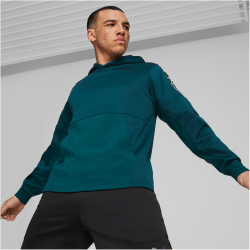 PUMA FIT PWR Fleece Trainings-Hoodie Herren varsity green XL