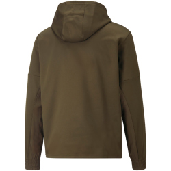 PUMA FIT PWR Fleece Trainings-Hoodie Herren deep olive XL