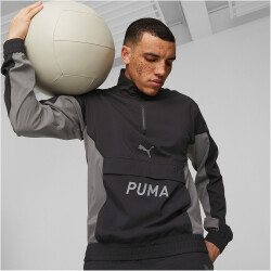 PUMA FIT Woven 1/2-Zip Trainingsjacke Herren PUMA black M