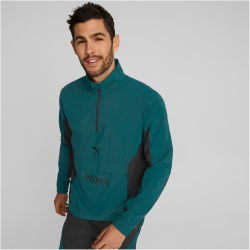 PUMA FIT Woven 1/2-Zip Trainingsjacke Herren varsity green S