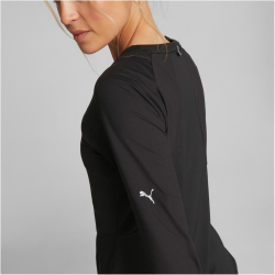 PUMA RUN Cloudspun langarm Laufshirt Damen puma black M