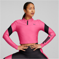 PUMA FIT Eversculpt Training 1/4-Zip Damen sunset pink XS