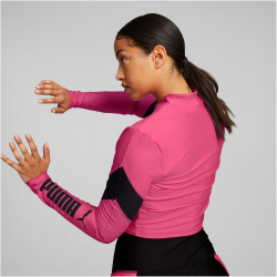 PUMA FIT Eversculpt Training 1/4-Zip Damen sunset pink S