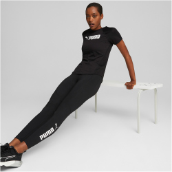 PUMA FIT Logo Trainingsshirt Damen 01 - PUMA black M