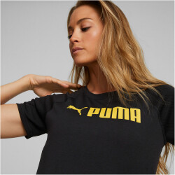 PUMA FIT Logo Trainingsshirt Damen 51 - PUMA black XS