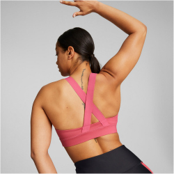 PUMA Mid Impact FIT Sport-BH Damen sunset pink XS